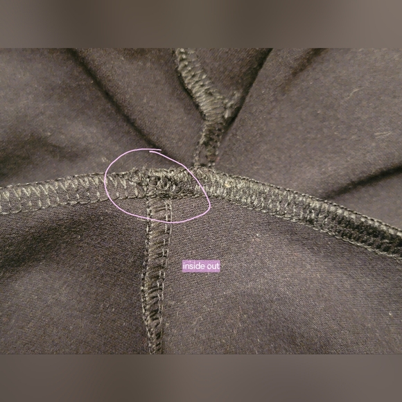 Athleta Hilltop Jogger XS Black EUC Mid Rise Full Length Zipper Pocket Sweatpant - Picture 15 of 16